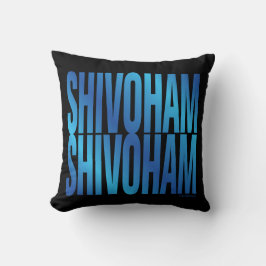 Blue Mantra Shivoham Shivoham Black Kussen