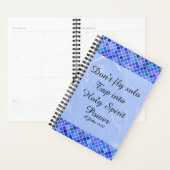 Blue Marble Geometric Design Business Planner (Display)
