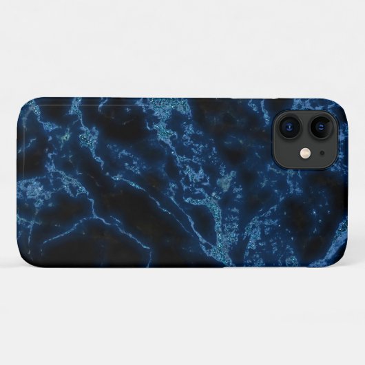 Blue Marble Iphone Case (Achterkant (horizontaal))