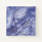 Blue Marble Lijst Modern Notitieboek (Achterkant)