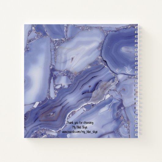 Blue Marble Lijst Modern Notitieboek (Achterkant)