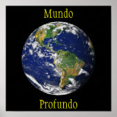 Blue Marble_Mundo Profundo Poster (Voorkant)