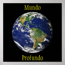 Blue Marble_Mundo Profundo Poster