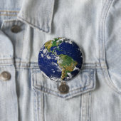 Blue Marble_Mundo Profundo Ronde Button 7,6 Cm (In situ)