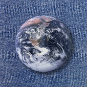 Blue Marble Planet Earth Ronde Button 3,2 Cm