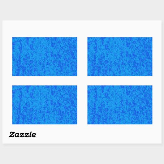 Blue Marble Rectangle Sticker (Vel)