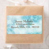 Blue Marble Return-adreslabel Etiket (Insitu)