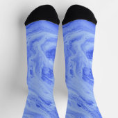 Blue Marble Slab Fun Cozy Socks Sokken (Top)