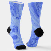 Blue Marble Slab Fun Cozy Socks Sokken (Gebogen)