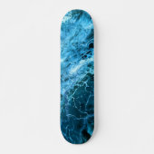 Blue Marble Splash Persoonlijk Skateboard (Voorkant)