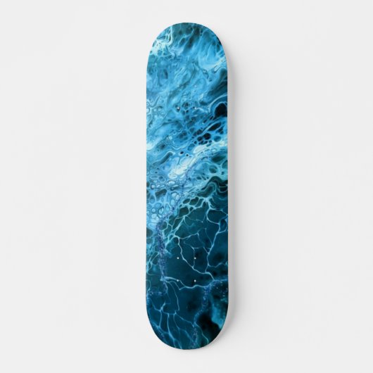 Blue Marble Splash Persoonlijk Skateboard (Voorkant)