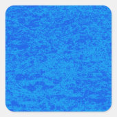 Blue Marble Square Sticker (Voorkant)