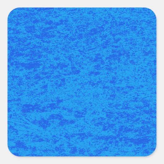 Blue Marble Square Sticker (Voorkant)