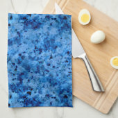 Blue Marble Stone patterned Decorative Kitchen Theedoek (Quarter Fold)
