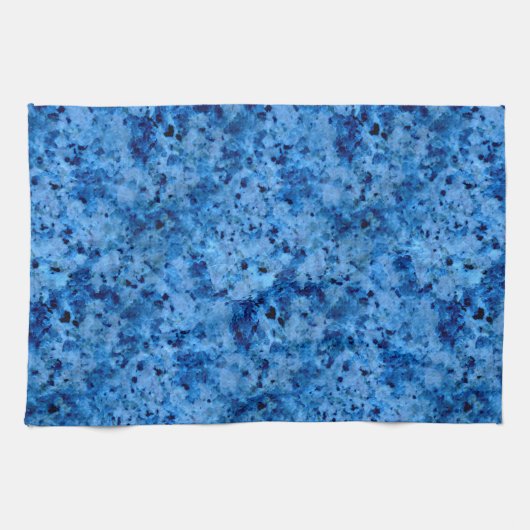 Blue Marble Stone patterned Decorative Kitchen Theedoek (Horizontaal)