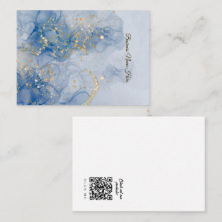 Blue Marble Store Earring Display Card Visitekaartje