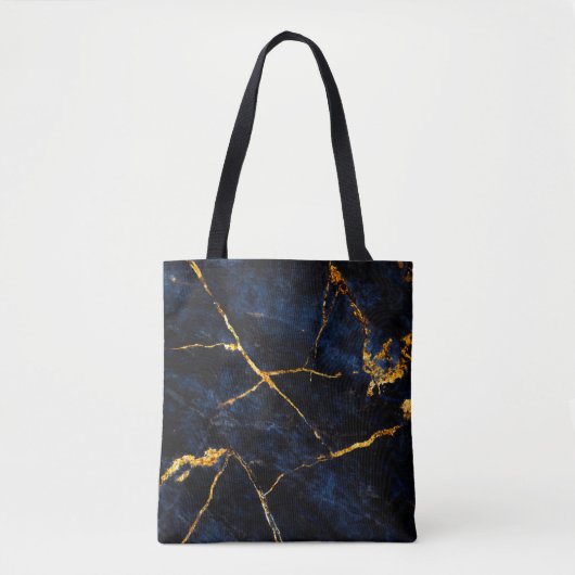 Blue marble texture background, Italian marble sla Tote Bag (Voorkant)