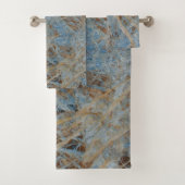Blue Marble Zen Elegant Bath Towels Bad Handdoek (Insitu)