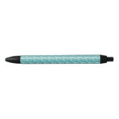 Blue marble zwarte inkt pen (Voorkant)