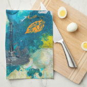 Blue Margarita Bar Towel Theedoek (Quarter Fold)