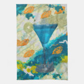 Blue Margarita Bar Towel Theedoek (Verticaal)