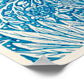 Blue Marigold Poster (Hoek)