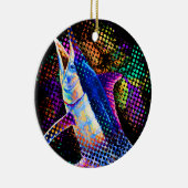Blue Marlin Christmas Pop Keramisch Ornament (Rechts)