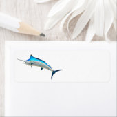 Blue Marlin Game Fish Etiket (Insitu)