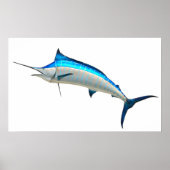 Blue Marlin Game Fish Poster (Voorkant)
