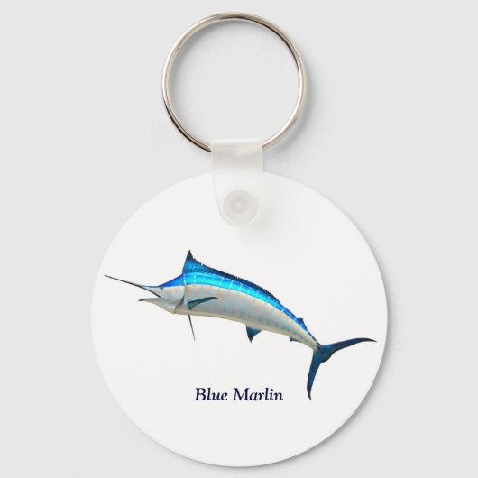 Blue Marlin Game Fish Sleutelhanger (Voorkant)