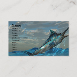 Blue Marlin Jump Visitekaartje