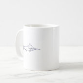 Blue Marlin Logo Koffiemok (Voorkant links)