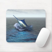 BLUE MARLIN MOUSEPAD MUISMAT (Met muis)