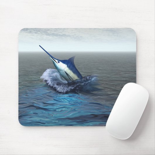 BLUE MARLIN MOUSEPAD MUISMAT (Met muis)