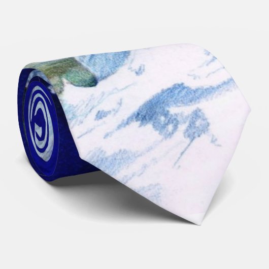 Blue Marlin ontmoet Stropdas (Opgerold)