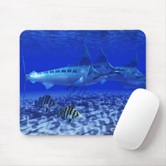 Blue Marlin Pack Mousepad Muismat (Met muis)