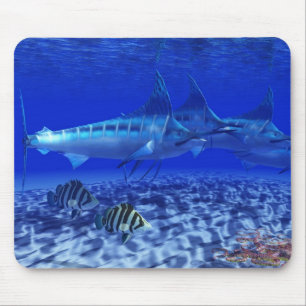 Blue Marlin Pack Mousepad Muismat