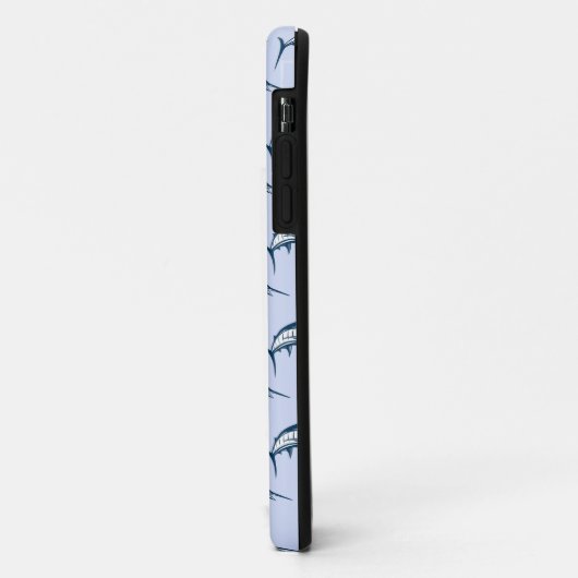 Blue Marlin Pattern Case-Mate iPhone Case (Achterkant/links)