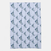 Blue Marlin Pattern Theedoek (Verticaal)