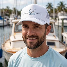 Blue Marlin Zeilen | Op Maat Trucker Pet