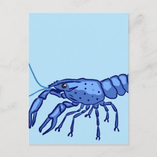 Blue Marron Sketch Briefkaart