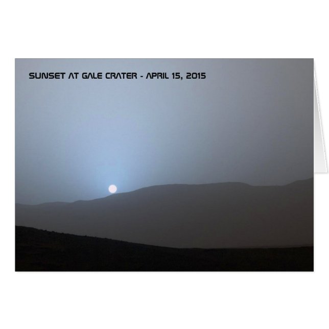 Blue Martian Sunset (Voorkant Horizontaal)
