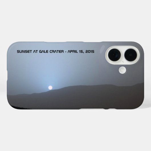 Blue Martian Sunset Case-Mate iPhone Case (Achterkant (horizontaal))