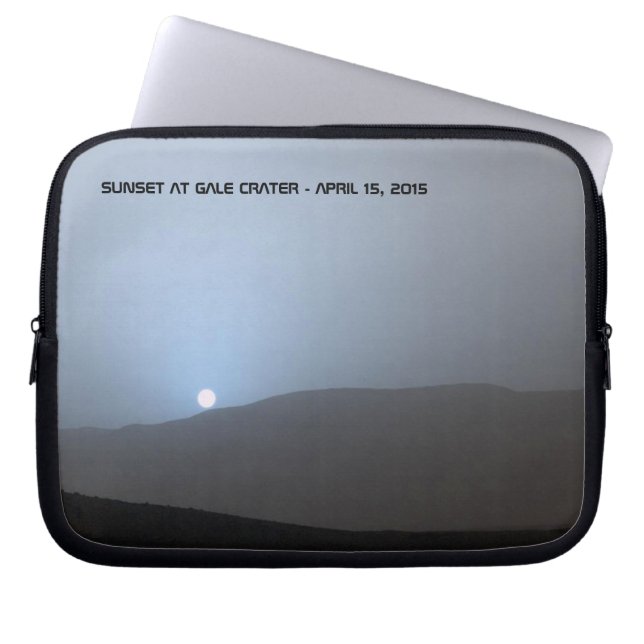 Blue Martian Sunset Laptop Sleeve (Voorkant)