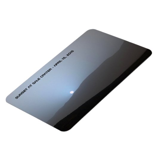 Blue Martian Sunset Magneet (Linkerzijde)