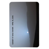 Blue Martian Sunset Magneet (Verticaal)