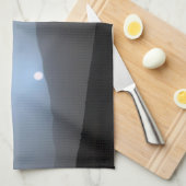 Blue Martian Sunset Theedoek (Quarter Fold)