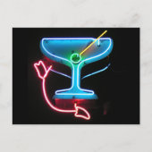 Blue Martini Briefkaart (Voorkant)