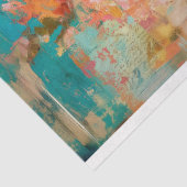 Blue Martini Glam Woman Decoupage Tissuepapier (Detail)