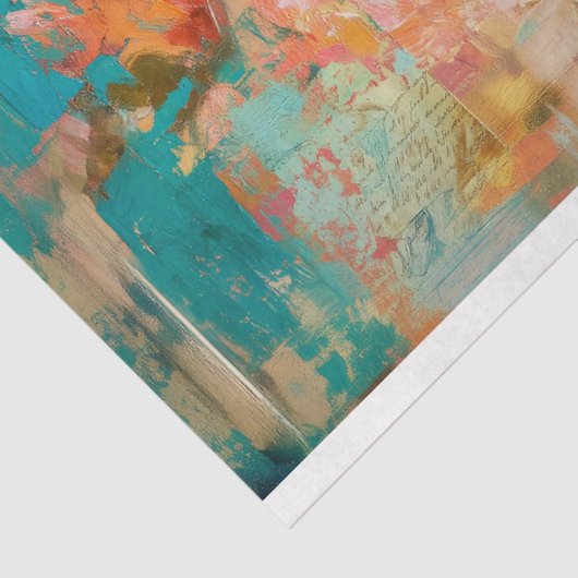 Blue Martini Glam Woman Decoupage Tissuepapier (Detail)